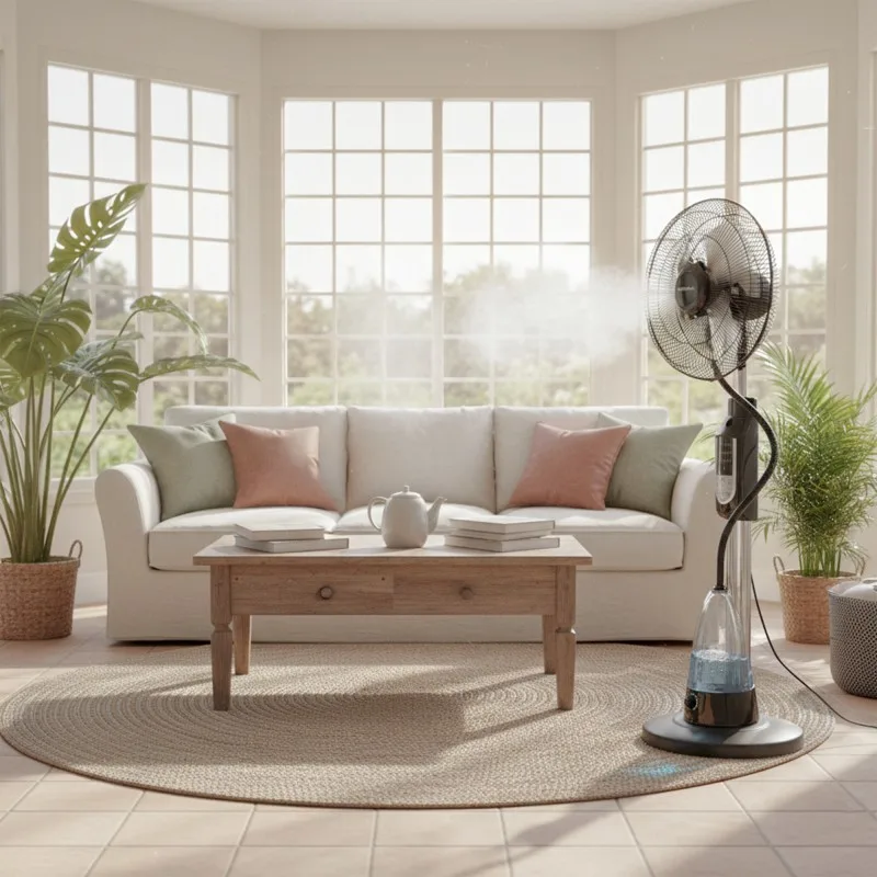 Radiola - Ventilateur Brumisateur sur Pied avec Télécommande – 70W - miniature 3 - Zenkaa