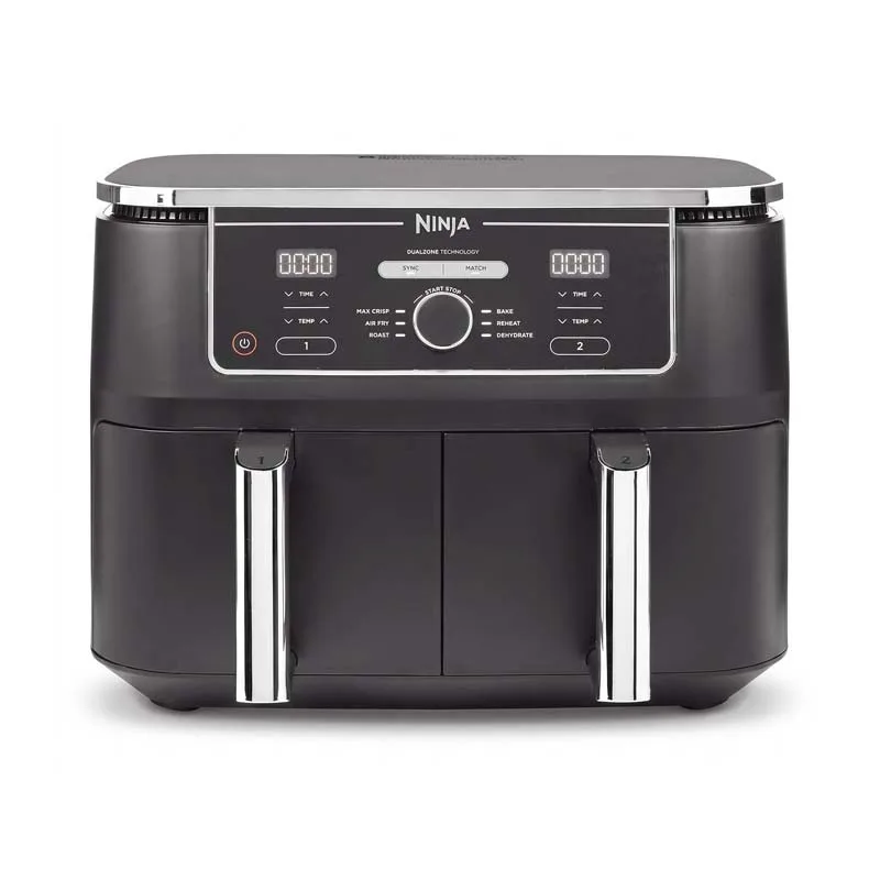 Ninja - AF400EU - Noir Argent - Friteuse sans huile double tiroir 9,5L - 6 programmes - miniature 2 - Zenkaa