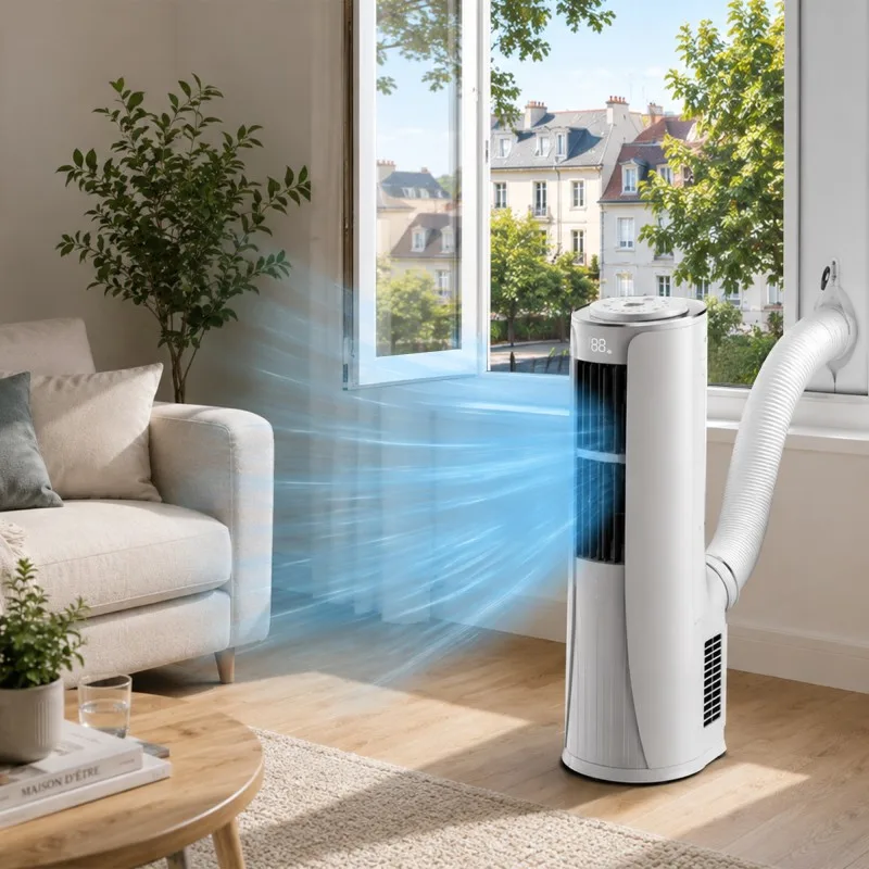 Climatiseur mobile - 18000 BTU/h - 3 vitesses - Mode sommeil - miniature 2 - Zenkaa