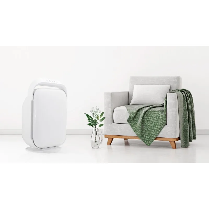 Yoghi - Purificateur d'air 40m2 - 55W - Filtre Hepa - Lampe UV-C - Fonction arrêt automatique - 3 vitesses - Contrôle tactile - miniature 3 - Zenkaa