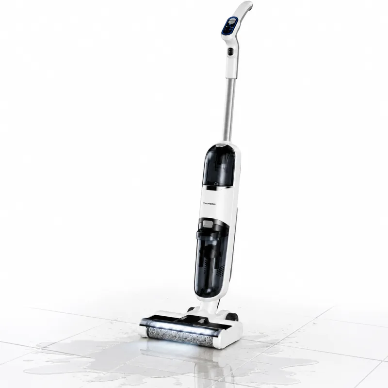 Thomson - THVCO235W - Aspirateur laveur 2 en 1 - Commande Vocale - Base de chargement et autonettoyage - miniature 2 - Zenkaa