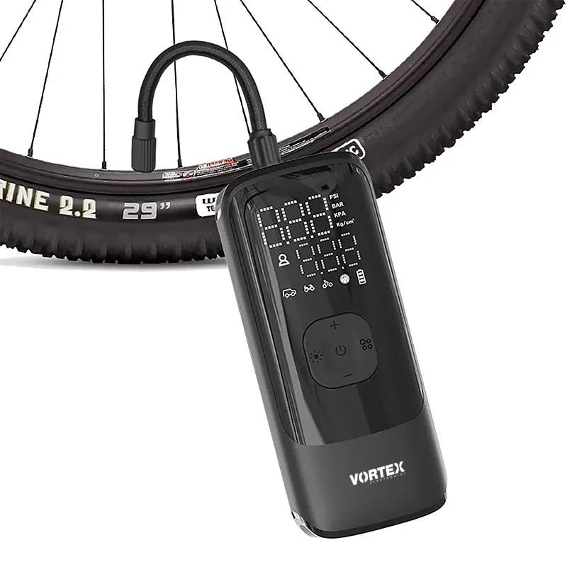 Vortex- AIR SAVER - Compresseur d’air portatif - Powerbank intégrée - Lampe torche LED - 150 PSI - miniature 7 - Zenkaa