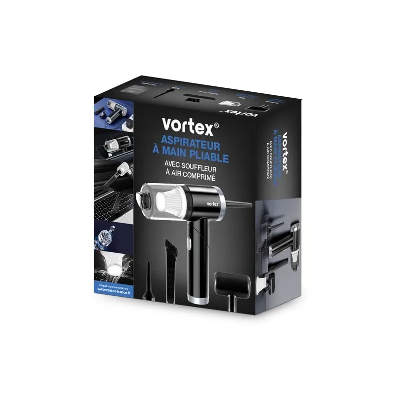 Vortex - CRC100_BLACK - Aspirateur à main pliable - miniature 9 - Zenkaa