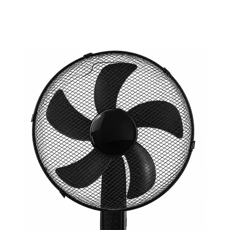Ventilateur sur Pied avec Télécommande 40 cm – Noir 60W - miniature 5 - Zenkaa