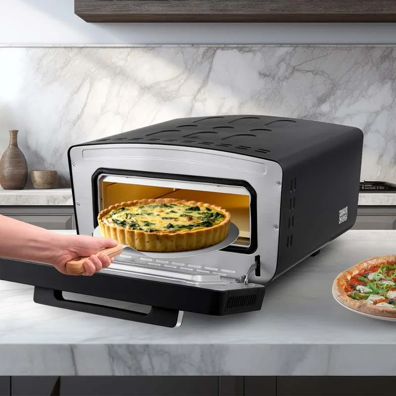 KITCHENCOOK - K PIZZA LITE - Four à pizza - 2200 W - Pierre à pizza et pelle - miniature 6 - Zenkaa