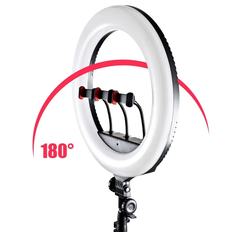 Selfie sur trépied professionnel avec 3 supports téléphone RL18 Wi light - miniature 7 - Zenkaa