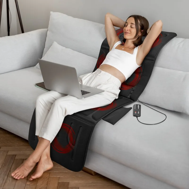 Matelas massant et chauffant noir MASSMAT de YOGHI - miniature 3 - Zenkaa