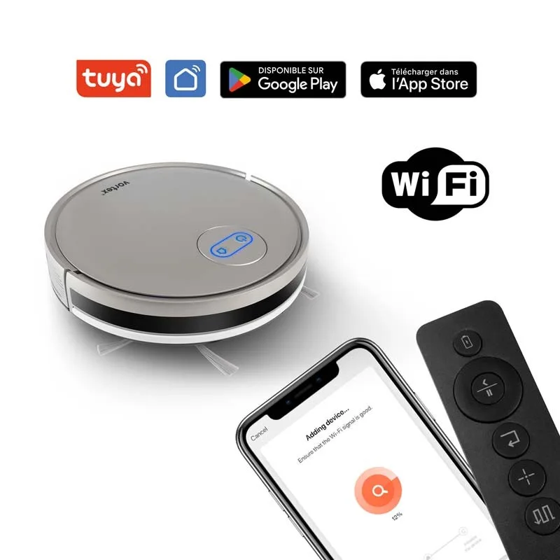 ASPIRATEUR ROBOT LAVEUR 2 EN 1 CONNECTÉ & INTELLIGENT ICLEAN 260 VORTEX - miniature 3 - Zenkaa