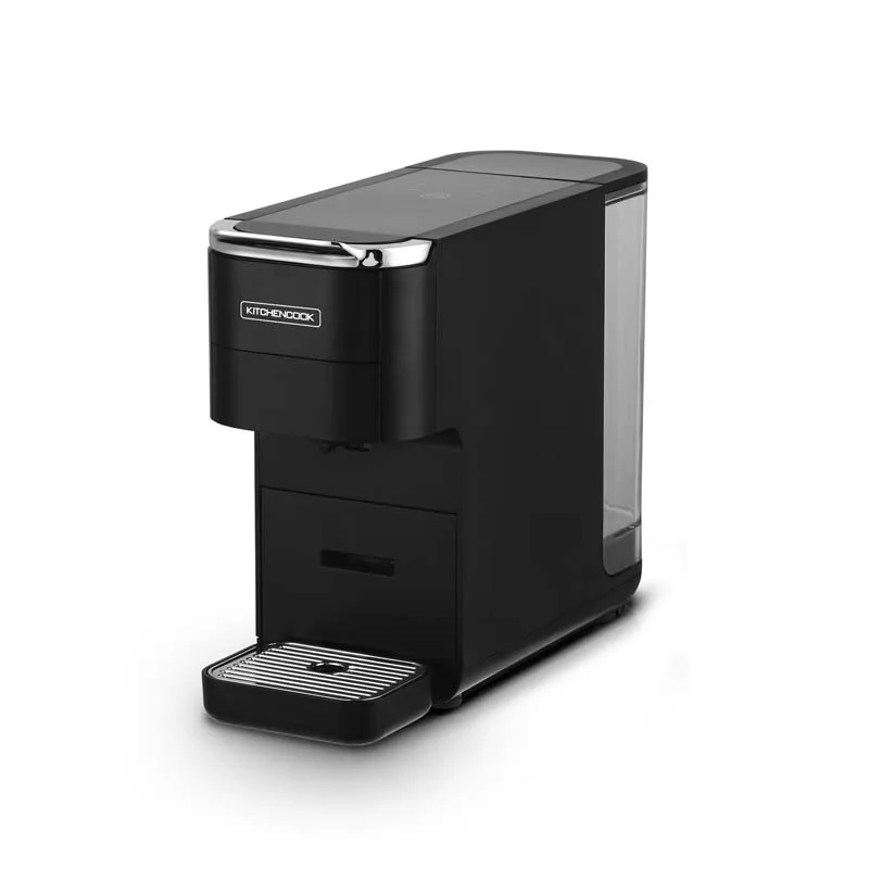 Kitchencook - Machine à café - Multi dosettes et moulu - 20 bars - Préchauffage rapide - Panneau digital - Indication LED - Noir - miniature 5 - Zenkaa