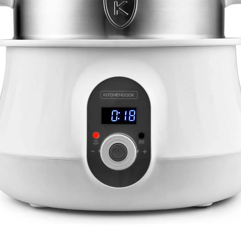 Cuiseur vapeur & couscoussier inox avec livre de recettes MULTISTEAM9 Kitchencook - Reconditionné - miniature 7 - Zenkaa