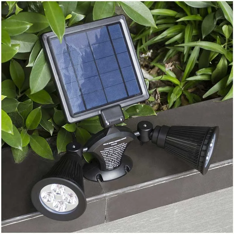 Double projecteur LED multicolores solaire L350 Wi-Light - miniature 6 - Zenkaa