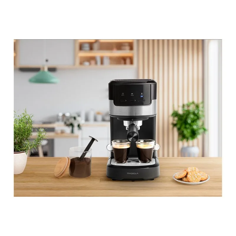 Radiola - RAES2315BX - Noir et inox - Machine expresso 15 bars - 2 tasses - 1100 W - miniature 5 - Zenkaa