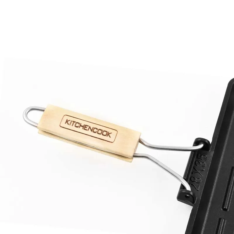 Grill rectangulaire en fonte émaillée 35 x 28 cm GRILL3528A TFI KITCHENCOOK - miniature 5 - Zenkaa