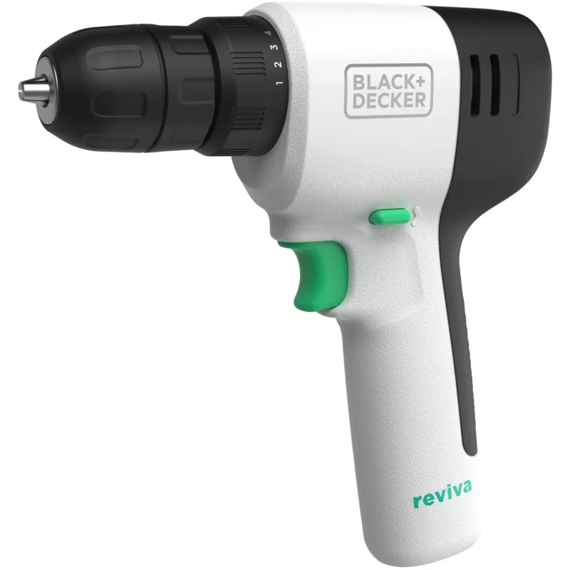 Black & Decker - Perceuse visseuse reviva 12V - Sans fil - Batterie lithium - Mandrin sans clé - miniature 2 - Zenkaa