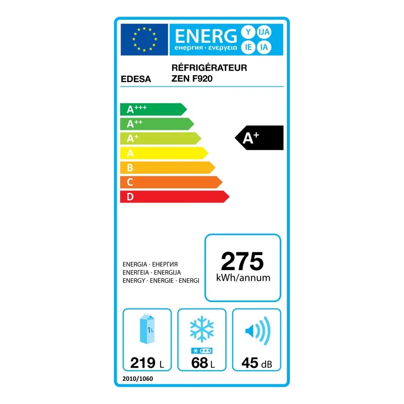 Fagor - ZEN-F920 - Réfrigérateur congélateur encastrable 291 L - Froid ventilé - Classe A+ - miniature 4 - Zenkaa