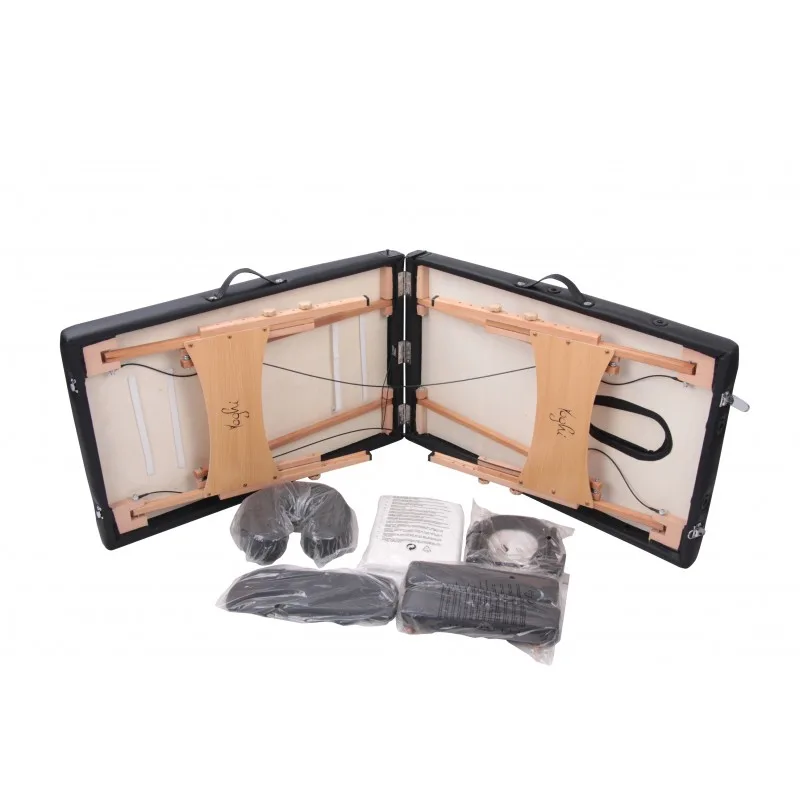 Table de massage pliante avec accessoires et housse TDM102 noir Yoghi - miniature 5 - Zenkaa