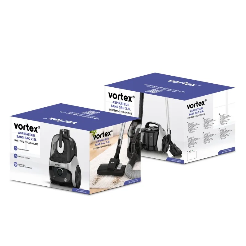 Vortex - VPOWER - Aspirateur traîneau sans sac - 800W - Réservoir 2,5L - Filtre HEPA - miniature 9 - Zenkaa