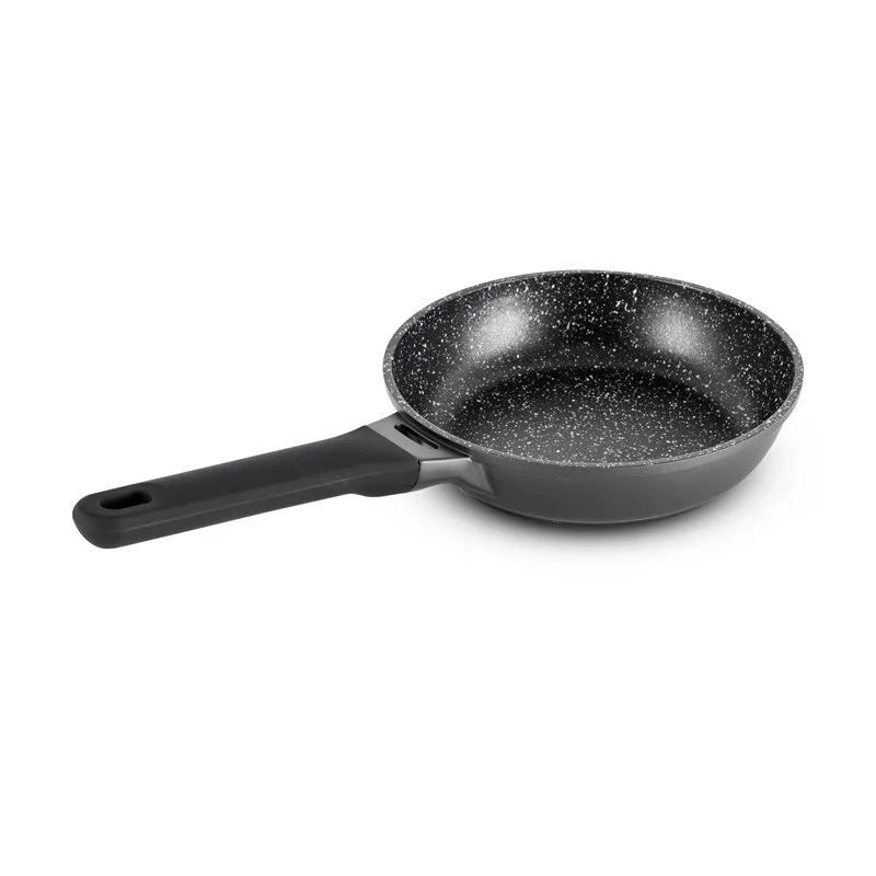 Poêle TFI En Fonte D'aluminium Effet Pierre 20cm 1.2L Anti-Adhesif - miniature 2 - Zenkaa