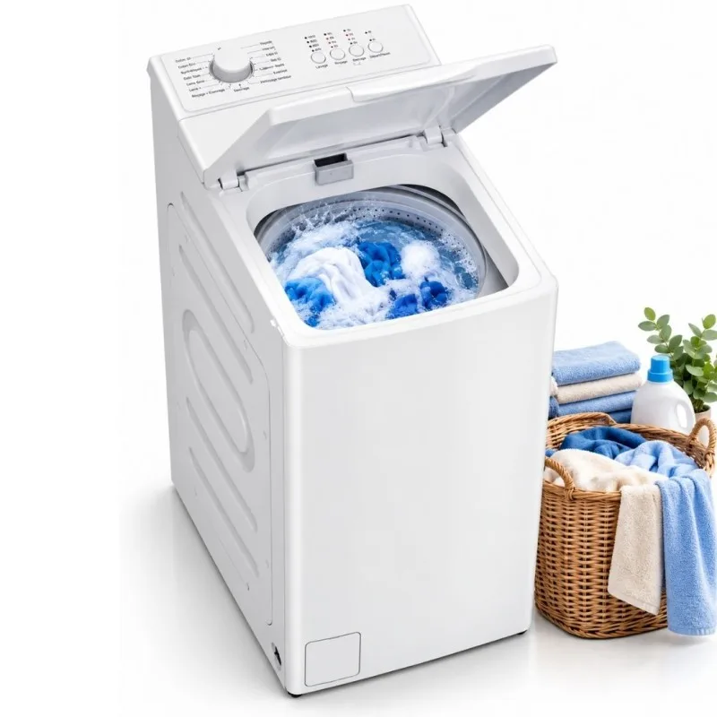 Frigeavia - FRLLT510W - Blanc - Lave-linge top 5 kg - Essorage 1000 tr/min - Classe D - miniature 4 - Zenkaa