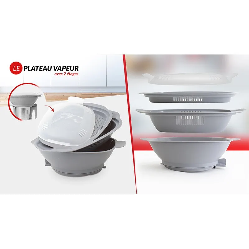 Plateau Vapeur Pour Robot CUISIO REVERSE De Kitchencook - miniature 10 - Zenkaa