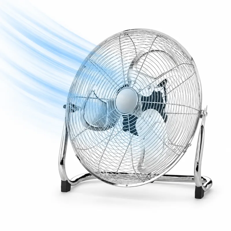 Ventilateur - Brasseur D'air Métal - 45 cm - 100 W - 3 vitesses - Inclinable - Zenkaa