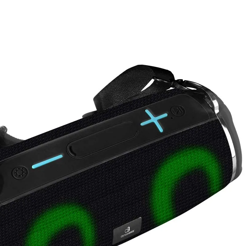 Dynabass - DBE30_BLACK - Noir - Enceinte Bluetooth LED - 10W - BT 5.3 - Sangle portable - miniature 3 - Zenkaa