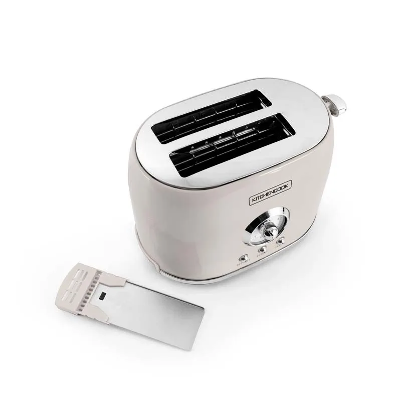 Grille pain style rétro double fentes RETRO TOAST crème Kitchencook - miniature 5 - Zenkaa