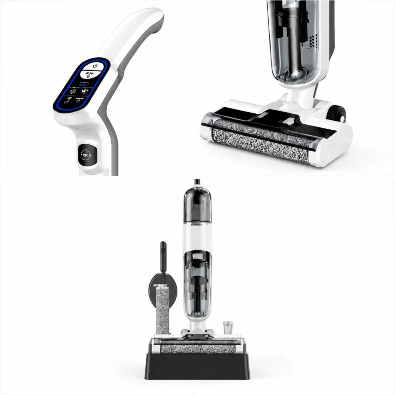Thomson - THVCO235W - Aspirateur laveur 2 en 1 - Commande Vocale - Base de chargement et autonettoyage - miniature 4 - Zenkaa