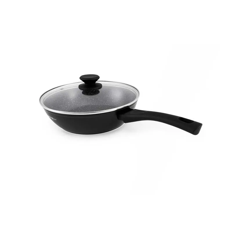 Sauteuse en aluminium noire de 24 cm DORIS ST24TFI de Durand Dupont - miniature 6 - Zenkaa