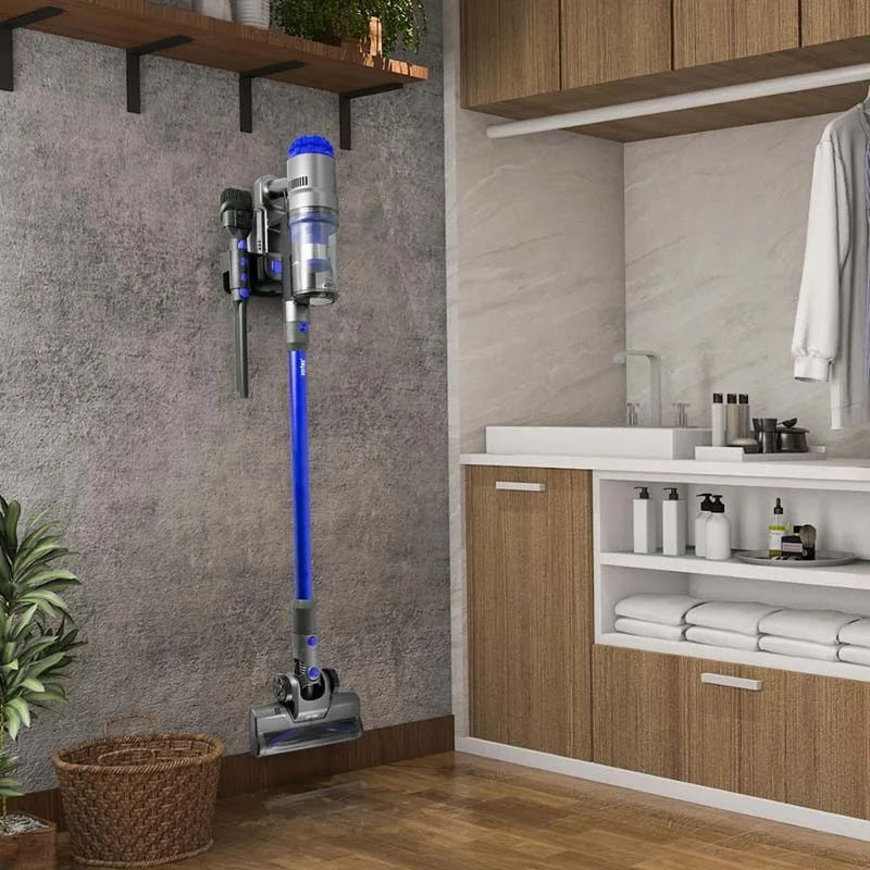 Aspirateur balai sans fil gris bleu 265w F26 VORTEX - miniature 9 - Zenkaa