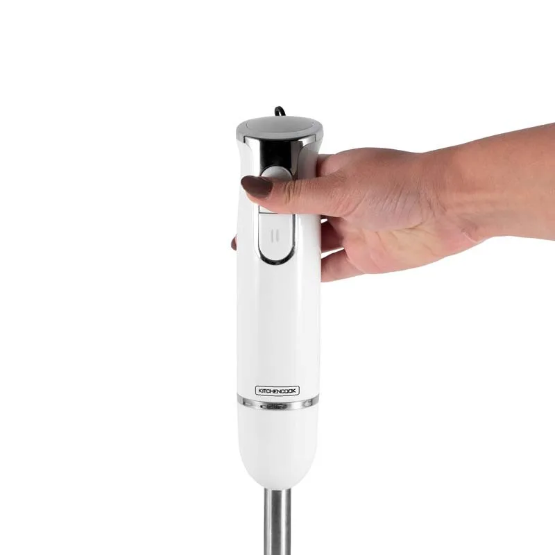 KitchenCook - HAND X WHITE - Blanc - Mixeur plongeant - 600 W - Pied inox - miniature 4 - Zenkaa