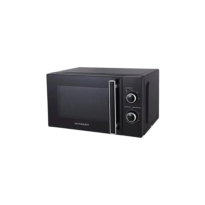 Schneider - SCMW20SMB - Noir - Micro-ondes solo 20 L - 700 W - Plateau 25,5 cm - miniature 2 - Zenkaa