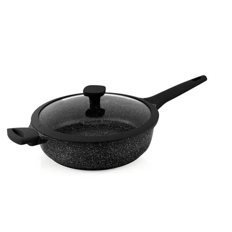 Sauteuse 24cm fonte d'aluminium anti adhésif TFI OPALE_V2 Durand Dupont - Zenkaa