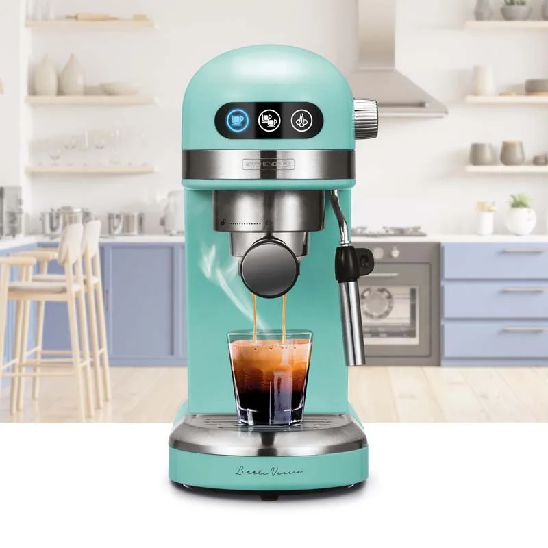 MACHINE A CAFE 19 BARS LITTLE VENICE VERT DE KITCHENCOOK - miniature 5 - Zenkaa