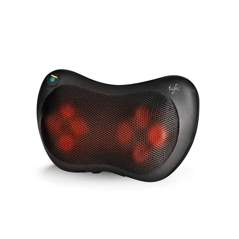 Yoghi – Coussin de massage Shiatsu – Noir - 8 têtes – Chauffant – Multiusage – 20W - miniature 3 - Zenkaa