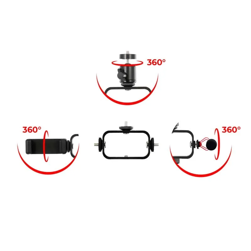 Trépied vlogging et livestreaming avec LED et microphone VLOG 350 Wi Light - miniature 2 - Zenkaa