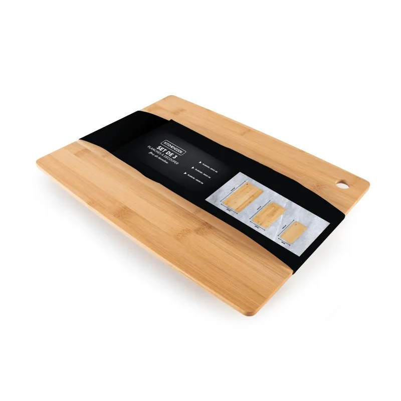 Kitchencook - Les Planches - Lot de 3 planches à découper en bambou - 3 tailles - miniature 6 - Zenkaa