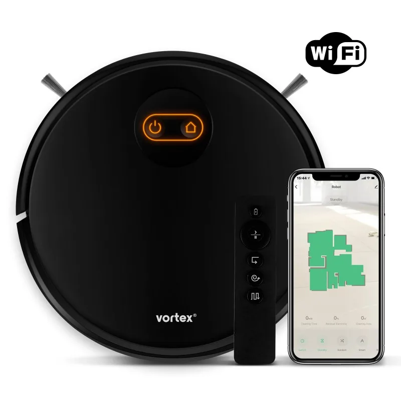 Vortex - BOT30 - Aspirateur robot laveur connecté - Gyroscope - 1800Pa - miniature 8 - Zenkaa