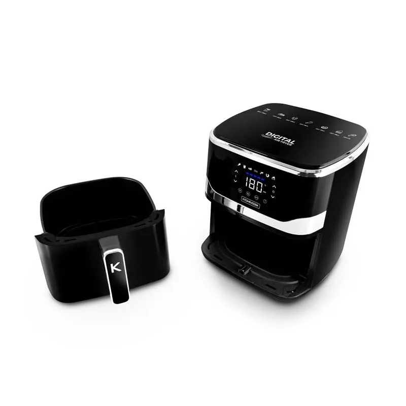 KitchenCook - AIRMED55 - Noir - Friteuse sans huile - 5,5 L - 1400 W - miniature 5 - Zenkaa