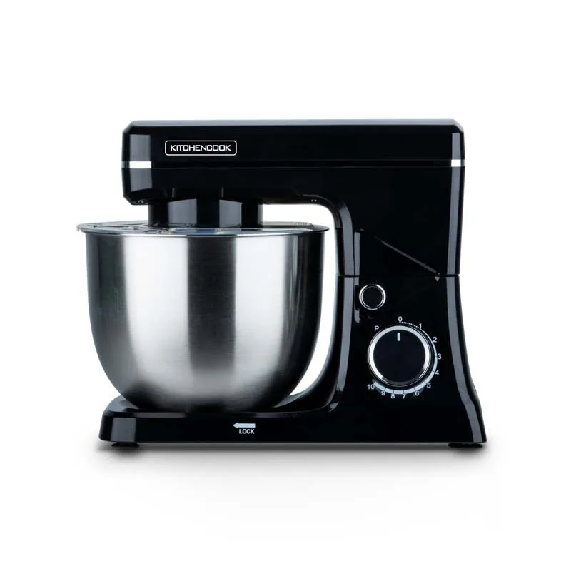 Kitchencook- Robot pâtissier Noir 6L 1500W inox ROBOMIX - miniature 6 - Zenkaa