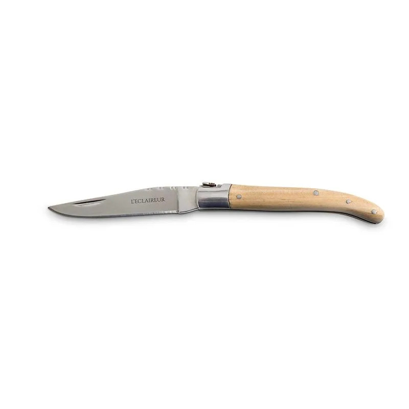 Couteau De Poche Le Dandy By L'éclaireur Bois De Genévrier - Zenkaa