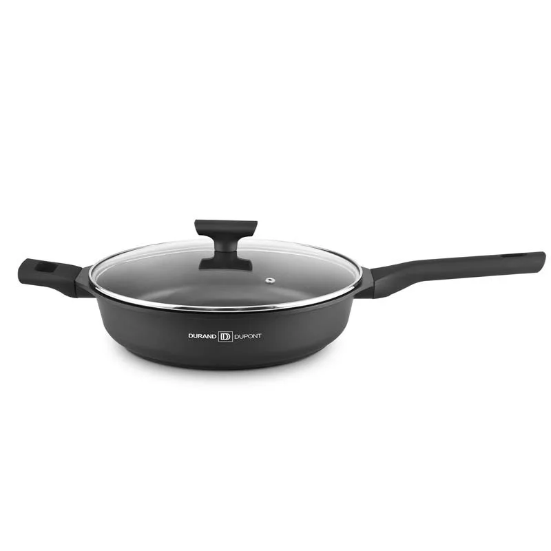 Sauteuse fonte d'aluminium 28 CM anti adhésif ARTIST Durand Dupont - miniature 2 - Zenkaa