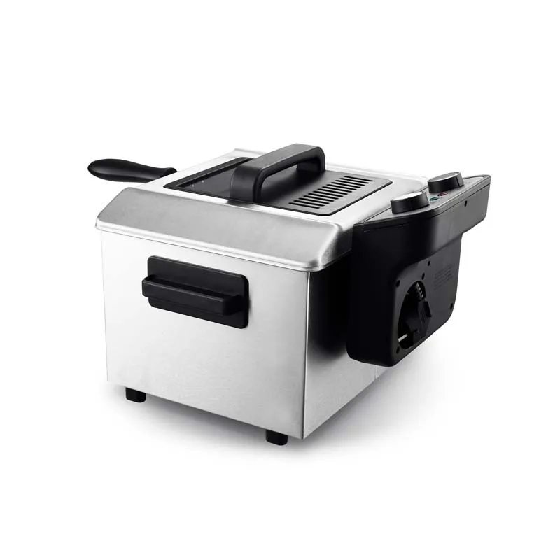 Friteuse Semi-Pro 3000w 5l Avec Fenêtre En Verre K-FRY XL INOX - Reconditionné - miniature 8 - Zenkaa