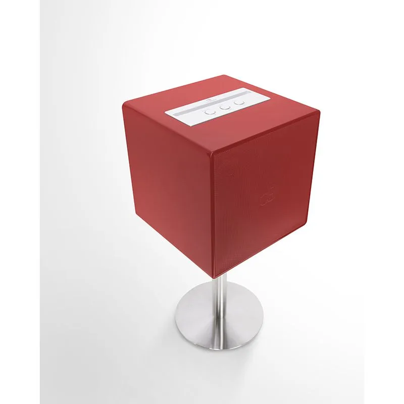 Enceinte bluetooth avec subwoofer PIANO rouge de Dynabass - Zenkaa