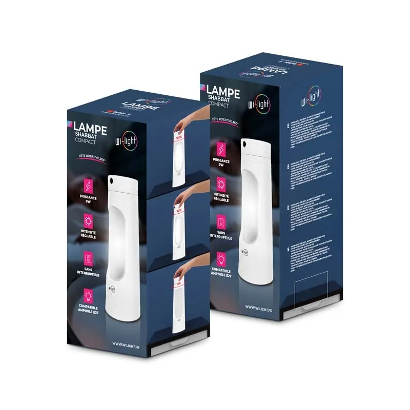 Lampe Shabbat NEYROT WHITE Wi-Light - miniature 9 - Zenkaa