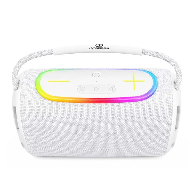 Dynabass - DBE40 X WHITE - Enceinte sans fil puissante - LED RGB - miniature 5 - Zenkaa