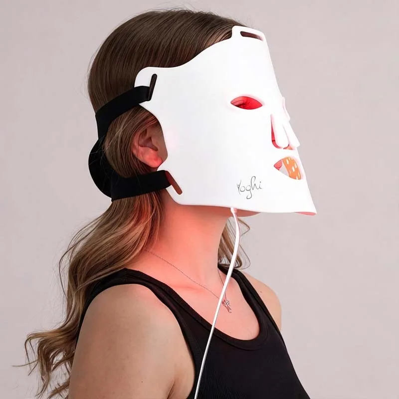 YOGHI - LUNE DE SOIE WHITE - Masque facial LED - 4 longueurs d’onde - Télécommande - miniature 2 - Zenkaa