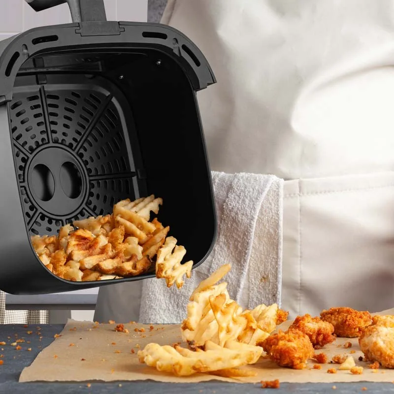 KitchenCook - AIRMED 7W - Friteuse à air 7L - 7 programmes - miniature 8 - Zenkaa