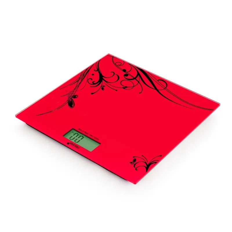 Pèse personne extra slim écran digital PEARL2 rouge Harper - miniature 6 - Zenkaa