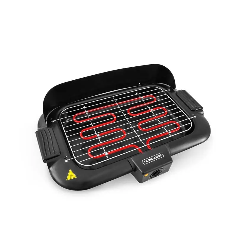 Kitchencook - XBBQ 36 - Barbecue électrique sur pieds - 2000 W - Thermostat réglable - miniature 4 - Zenkaa